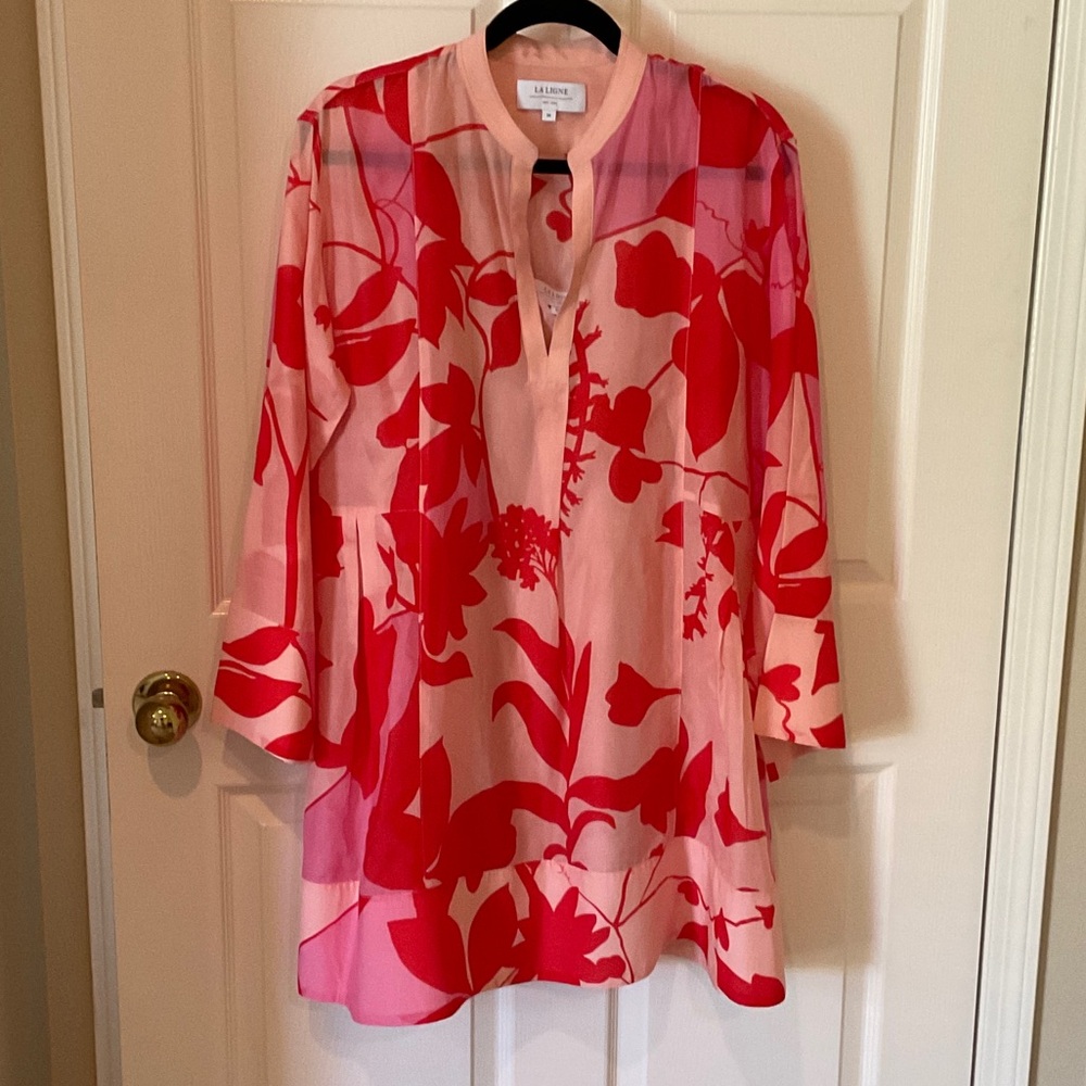 La Ligne Pink and Red Floral Women's Tunic